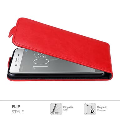 Sony Xperia XZ PREMIUM Flipfodral Skal (Röd)