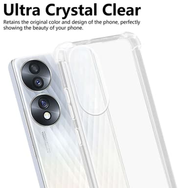 Honor 70 Skal Fodral Case (Genomskinlig)