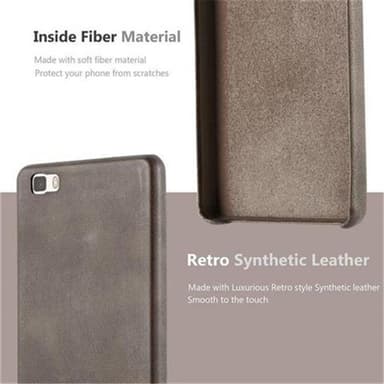 Huawei P8 LITE 2015 Skal Fodral Case (Brun)