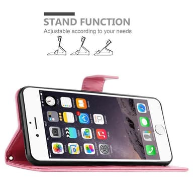 iPhone 6 / 6S Plånboksfodral Skal (Rosa)