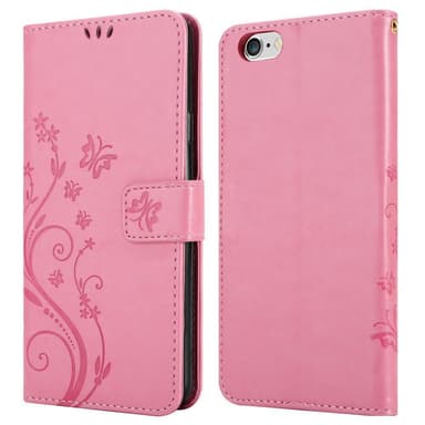 iPhone 6 / 6S Plånboksfodral Skal (Rosa)