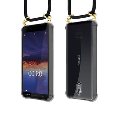 Nokia 3.1 Skal Fodral Kedja (Svart)