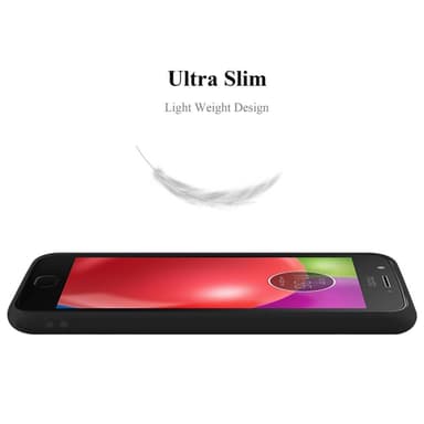 Skal Motorola MOTO E4 Fodral Case (Svart)