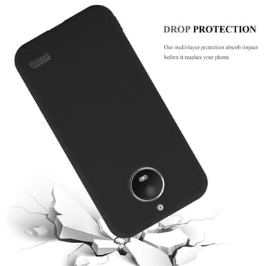Skal Motorola MOTO E4 Fodral Case (Svart)