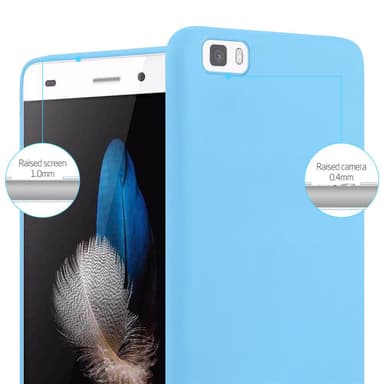 Skal Huawei P8 LITE 2015 Fodral Case (Blå)