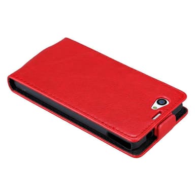 Sony Xperia Z1 COMPACT Flipfodral Skal (Röd)