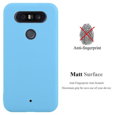 Skal LG Q8 Fodral Case (Blå)