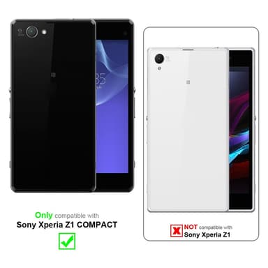 Skal Sony Xperia Z1 COMPACT Plånboksfodral (Blå)