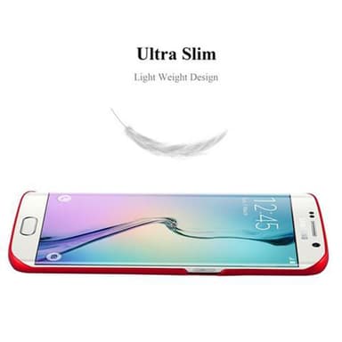 Samsung Galaxy S6 EDGE Skal Fodral Case (Röd)