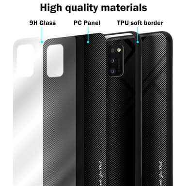 Samsung Galaxy A41 Skal Fodral Case (Svart)
