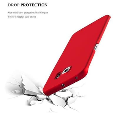 Samsung Galaxy S6 EDGE Skal Fodral Case (Röd)