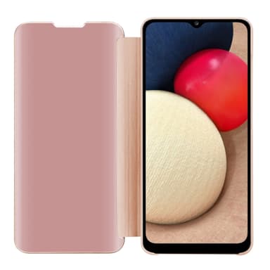 Samsung Galaxy A02s Plånboksfodral Skal (Rosa)
