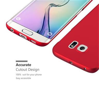 Samsung Galaxy S6 EDGE Skal Fodral Case (Röd)