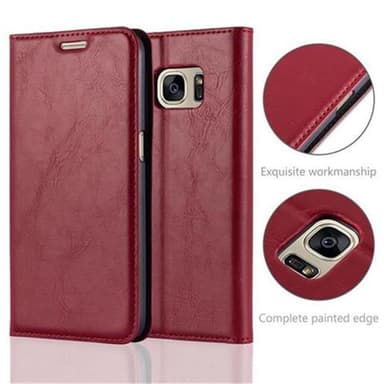 Samsung Galaxy S7 Skal Fodral Case (Röd)