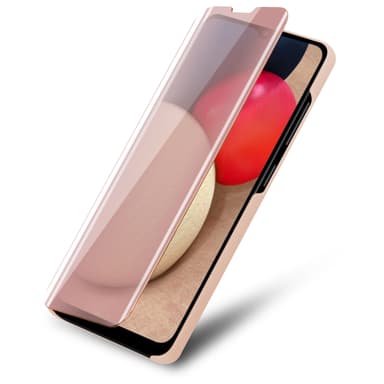 Samsung Galaxy A02s Plånboksfodral Skal (Rosa)