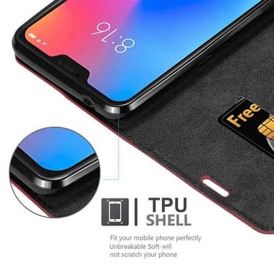 Xiaomi Mi A2 LITE / RedMi 6 PRO Skal Fodral Case (Röd)