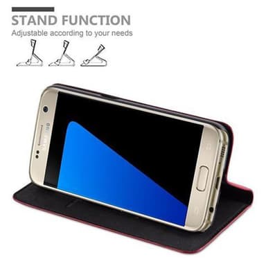 Samsung Galaxy S7 Skal Fodral Case (Röd)