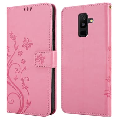 Samsung Galaxy A6 PLUS 2018 Plånboksfodral Skal (Rosa)