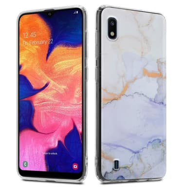 Samsung Galaxy A10 / M10 Plånboksfodral Skal (Vit)