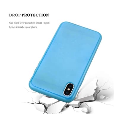 iPhone X / XS Skal Fodral Case (Turkos)