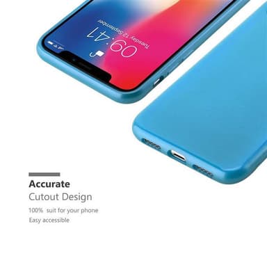 iPhone X / XS Skal Fodral Case (Turkos)