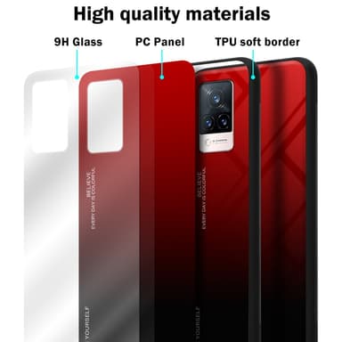 Vivo V21 4G / 5G Skal Fodral Case (Svart)
