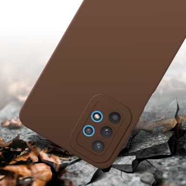 Samsung Galaxy A32 5G Skal Fodral Case (Brun)