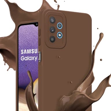 Samsung Galaxy A32 5G Skal Fodral Case (Brun)