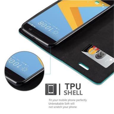 HTC ONE M10 Skal Fodral Case (Turkos)