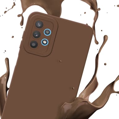 Samsung Galaxy A32 5G Skal Fodral Case (Brun)