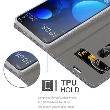 HTC Desire 19 PLUS Plånboksfodral Skal (Blå)