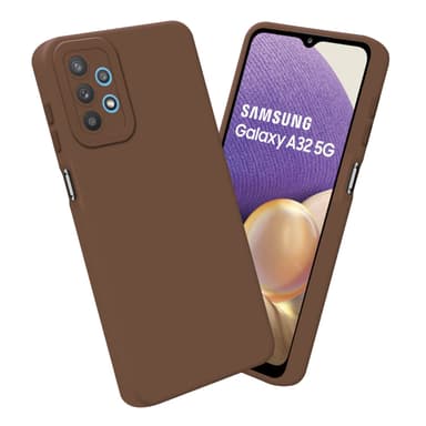 Samsung Galaxy A32 5G Skal Fodral Case (Brun)