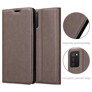 Samsung Galaxy A02s Skal Fodral Case (Brun)