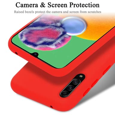 Samsung Galaxy A90 5G Skal Fodral Case (Röd)