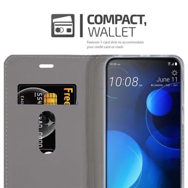 HTC Desire 19 PLUS Plånboksfodral Skal (Blå)