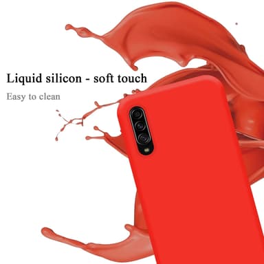 Samsung Galaxy A90 5G Skal Fodral Case (Röd)