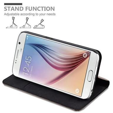Samsung Galaxy S6 Skal Fodral Case (Brun)
