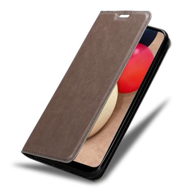 Samsung Galaxy A02s Skal Fodral Case (Brun)