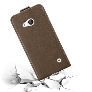 Nokia Lumia 550 Flipfodral Skal (Brun)