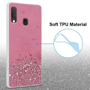 Samsung Galaxy A10e / A20e Skal Fodral Case (Rose)
