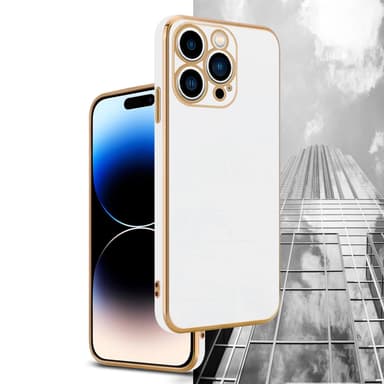 iPhone 14 PRO Skal Fodral Case (Vit)