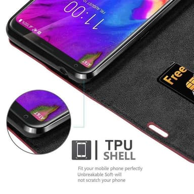 LG V35 Skal Fodral Case (Röd)