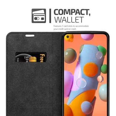 Samsung Galaxy A11 / M11 Skal Fodral Case (Svart)