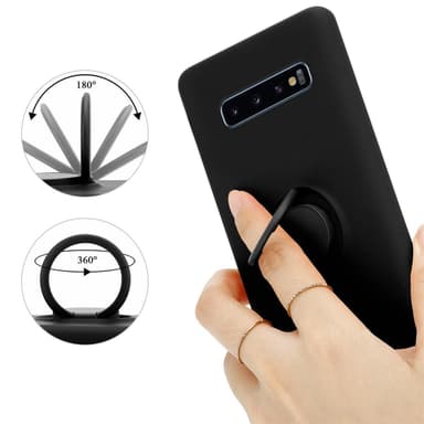 Skal Samsung Galaxy S10 PLUS Fodral Case (Svart)