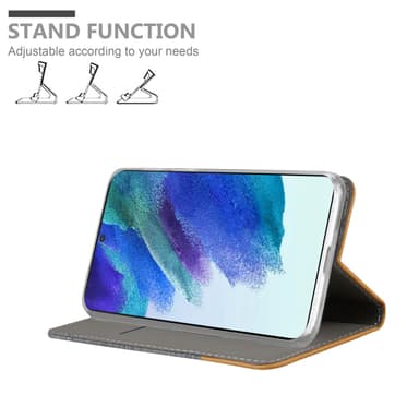 Samsung Galaxy S22 PLUS Plånboksfodral Skal (Grå)