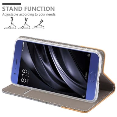 Xiaomi Mi 6 Plånboksfodral Skal (Grå)