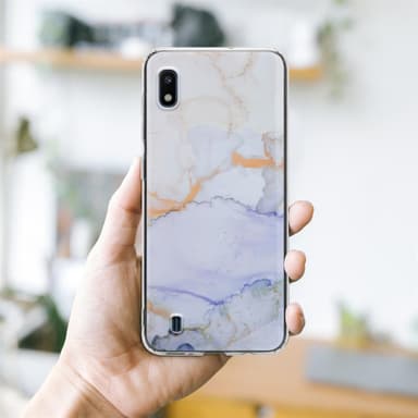 Samsung Galaxy A10 / M10 Plånboksfodral Skal (Vit)