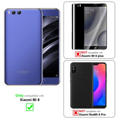 Xiaomi Mi 6 Plånboksfodral Skal (Grå)
