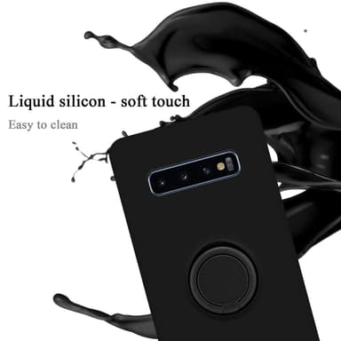 Skal Samsung Galaxy S10 PLUS Fodral Case (Svart)