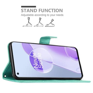OnePlus 9RT 5G Plånboksfodral Skal (Turkos)
